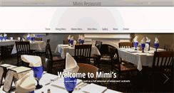 Desktop Screenshot of mimisrestaurant.net